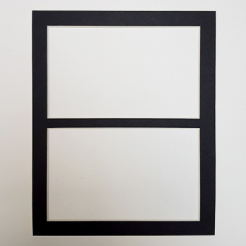 Classic 10x8'' Double White Frame